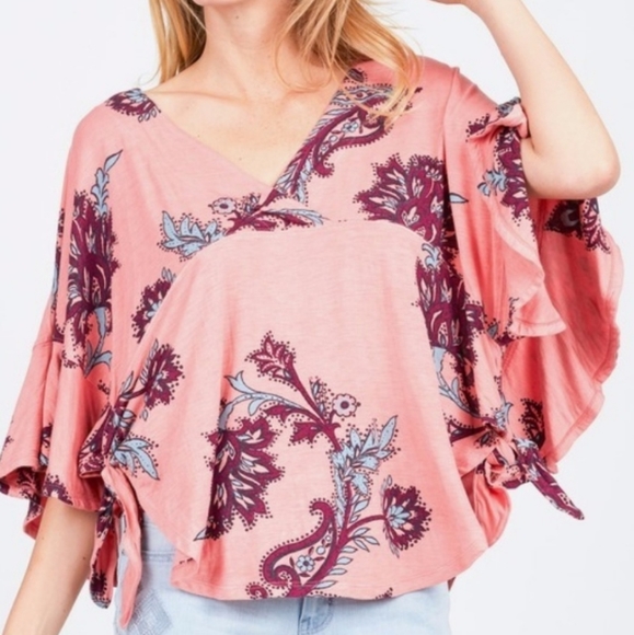 Free People Maui Wowie Top Passion Flower Pink {Small} - Picture 15 of 16